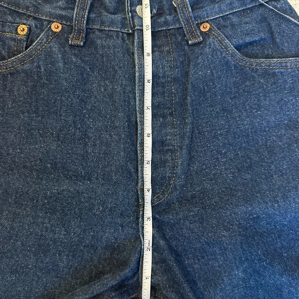 Levi's 501 Jeans Vintage Dark Wash 80s Button Fly Size 26 x 30 - Picture 10 of 10